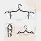 thumbnail image 5 of Folding Travel Hanger Foldable Clothes Hanger with Clip Portable, 5 of 5