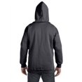 thumbnail image 2 of The Hanes 97 oz Ultimate Cotton 90/10 Full-Zip Hood - CHARCOAL HEATHER - 3XL, 2 of 2