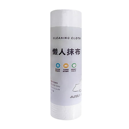 

KI-8jcuD 50PC Lazy Rag Disposable Kitchen Dry and Wet Dual Use Housework Cleaning Kitchen Paper Special Paper Household Dishcloth Paper Towel Wash Clothes for Kitchen