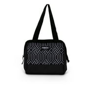 Igloo Leftover Polyester Lunch Tote Cooler,  Black and White