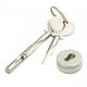 thumbnail image 5 of Cerradura de gabinete,Cerradura de vidrio,cerradura de mostrador,cerradura de puerta corrediza,Cerradura para vitrina de joyas,teléfono móvil y congelador,Cerradura para puerta de, 5 of 8