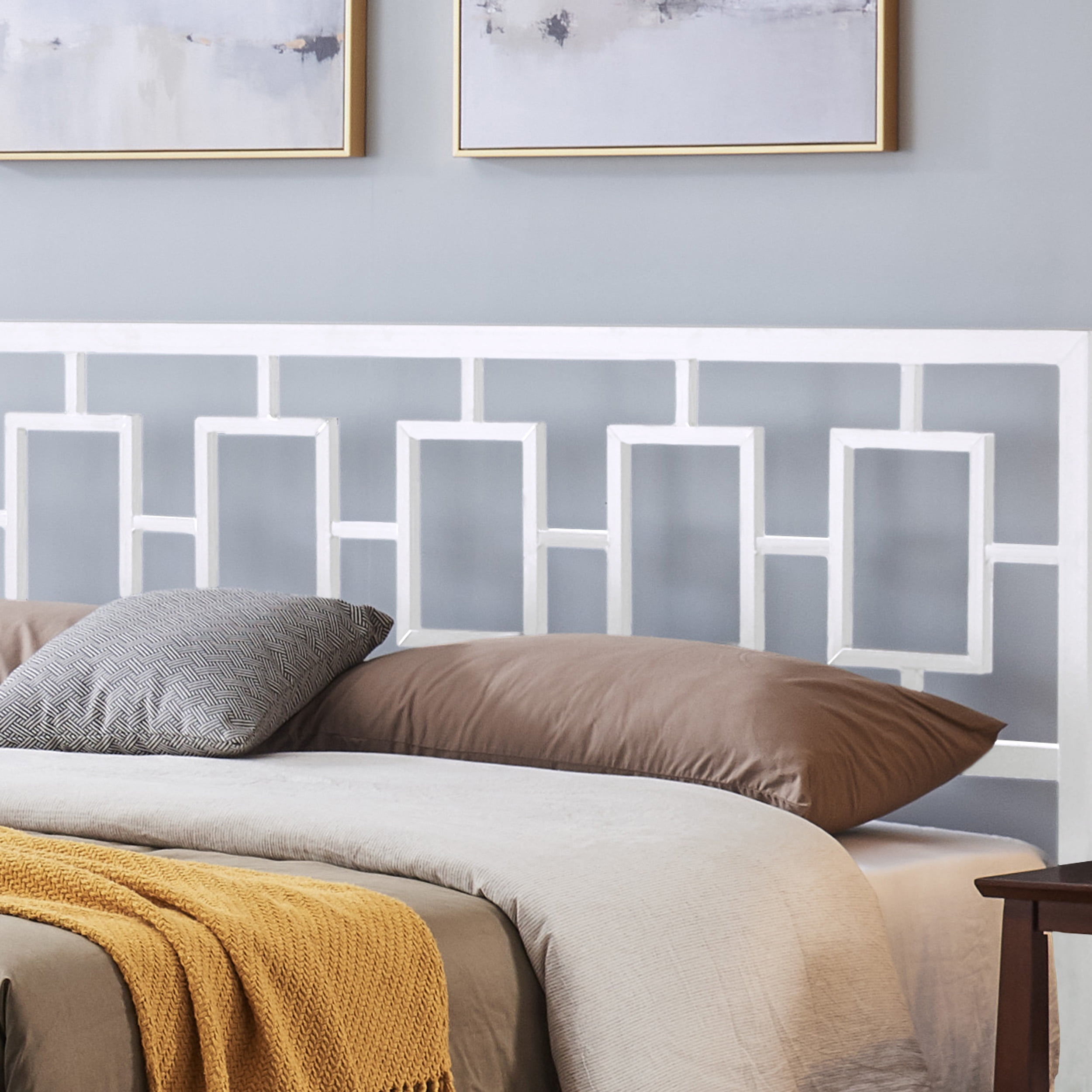 Dawn modern iron sale king bed frame