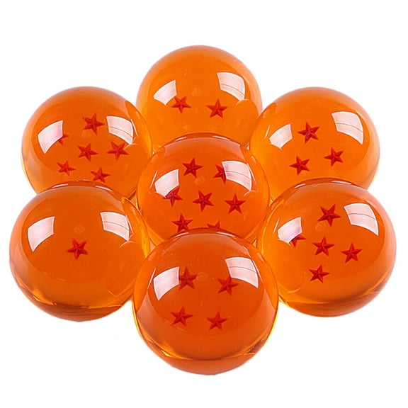 7PCS Dragon Balls Crystal Balls Crystal Glass Balls Multifunctional Safety Anime Translucent Balls