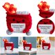 thumbnail image 4 of Crochet Trash Can Fire Dumpster Positive Con Tarjeta Alentadora, 4 of 9