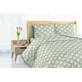 thumbnail image 3 of Ambesonne Ethnic Down Alternative Quilt Comforter, Ikat Pattern Flourishing Art, Full, Mustard Blue Turquoise, 3 of 5