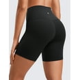 thumbnail image 2 of CRZ YOGA Womens ButterLuxe Biker Shorts 6 Inches High Waisted Workout Running Yoga Shorts, 2 of 5
