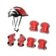 thumbnail image 4 of Juego de rodilleras y casco Zulema protección para niños ciclismo patinaje sobre ruedas rojo, 4 of 8
