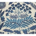 thumbnail image 3 of Birch Harbor Eliza 20" x 20" Navy Embroidered Floral Cotton Adult Decorative Throw Pillow, 3 of 11