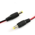 thumbnail image 3 of 6pcs 5A DC Power Connector 5.5 x 2.1mm Jack Socket Threaded Female Adapter with Cable+ 6pcs 5.5 x 2.1mm DC Male Barrel Socket Jack Plug with Wire, 3 of 5