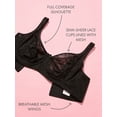 thumbnail image 6 of Joyspun Women's & Women's Plus Unlined Lace Balconette Bra, Sizes 38DD-46DDD, 6 of 6