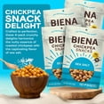 thumbnail image 2 of BIENA Chickpea Snacks, Roasted Chickpeas, Sea Salt, Crunchy Healthy Snacks, High Protein & High Fiber Vegan Snack, Gluten Free Plant Based Snack for Adults & Kids, 4-Pack, 5 Oz Bags, 2 of 7