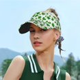 thumbnail image 6 of Gaeub St Patrick's Day4 Sun Visor Hats with Empty Top and Adjustable, UV Protection for Golf Tennis Cycling Running, 6 of 8