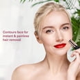 thumbnail image 3 of Facial Hair Removal for Women - Electric Razor Device, Small Dermaplaning Remover Tools Finishing Epilator Trimmer Face Dermaplane Shavers Beauty Gadgets Accessories by VISOFO (Onyx), 3 of 7