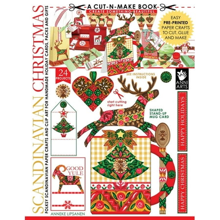 Scandinavian Christmas Foods Scandinavian Christmas Cut-N-Make Book : Folksy Scandinavian Paper Crafts and Clip Art for Handmade Holiday Cards, Packs and Gifts ()