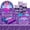 24 Guests(73 PCS), variant on Forfamy 3 Pack Party Tablecovers Birthday Party Decorations Birthday Table Decorations 53"x106" Table Cover, Shimmering Ideal for Bachelorette Anniversary Wedding Birthday Party