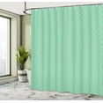 thumbnail image 5 of Ambesonne Abstract Shower Curtain, Retro Style Garden Pattern, 69"Wx75"L, Sea Green Pale Yellow, 5 of 5