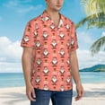 thumbnail image 5 of Goofa Merry Christmas Santa Claus Hawaiian Shirt for Men, Unisex Summer Beach Casual Short Sleeve Button Down Shirts,Aloha Tropical Floral print shirt-X-Large, 5 of 9