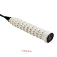 thumbnail image 5 of Soidarity 2 uds correa antideslizante mango de raqueta de bádminton absorbente de sudor empuñaduras de pelota de tenis cinta manillar banda para el sudor Bádminton blanco Soidarity OD0371-01, 5 of 5