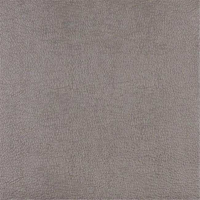 54 In Wide Silver Metallic Leather Grain Upholstery Faux Leather 5887