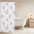 thumbnail image 3 of Erosebridal Elephant Shower Curtain 72Wx84L for Girls, Heart Balloons Waterproof Bathroom Shower Curtain, 3 of 5