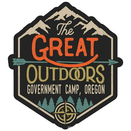 

Government Camp Oregon The Great Outdoors Design 4-Inch Fridge Magnet