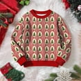 thumbnail image 5 of Stamzod Christmas Sweaters for Girls Boys Long Sleeve Printed Knitted Sweater Top Fall Winter Kids Cute Clothes, 5 of 10