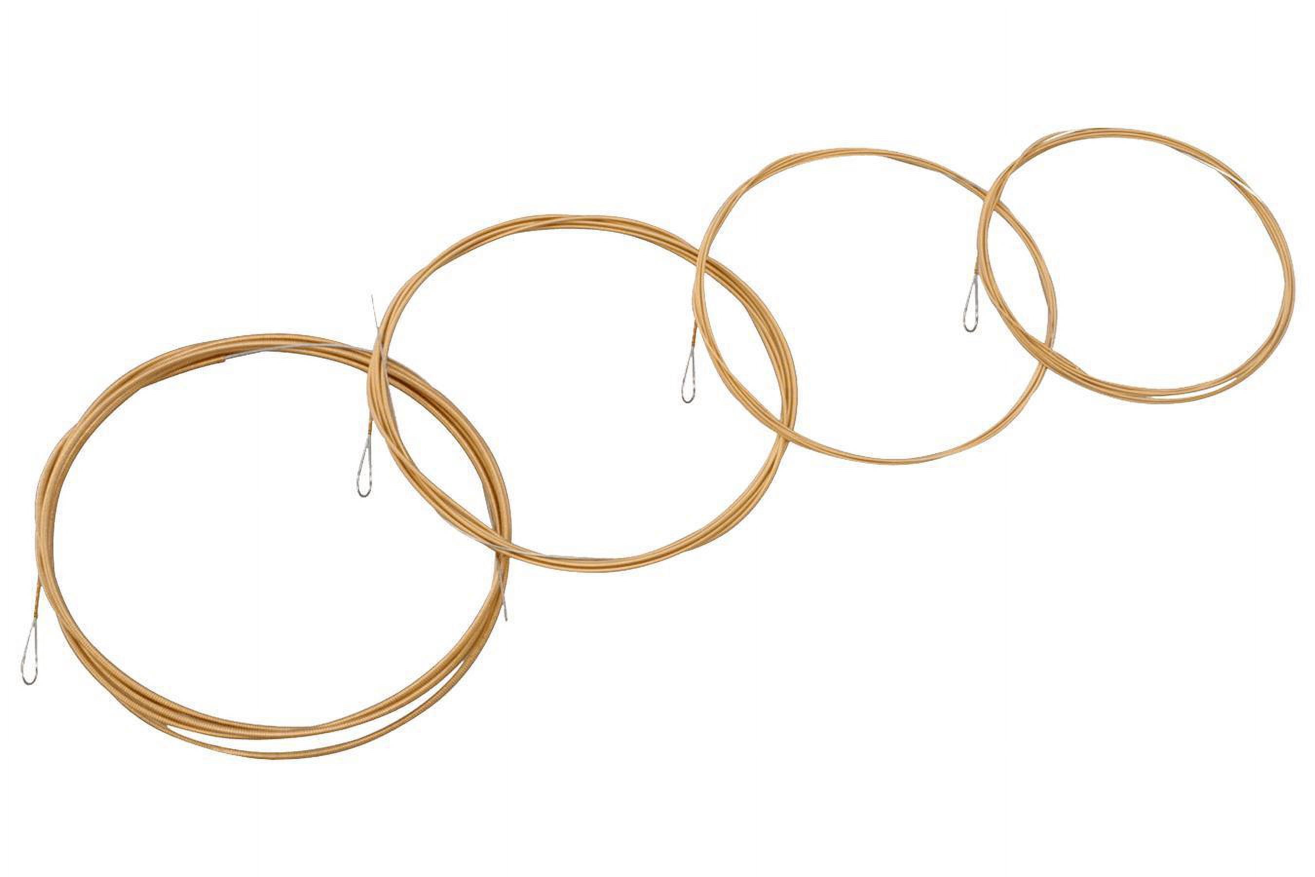 Folkcraft&reg; Mountain Dulcimer String Set, Bass, Loop Ends (.022"BW .022"BW .036"BW .052"BW)