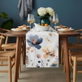 thumbnail image 2 of Blue Yellow Flowers Table Runner - 70 Inch Long, Kitchen Dining Table Runner Dresser Scarves, Spring Summer Garden Wildflowers Farmhouse Decor for Coffee Tables Wedding Party Banquet, 2 of 8
