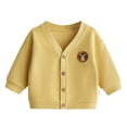 thumbnail image 3 of Cardigan en Tricot pour Filles Chandail Vêtement d'Extérieur Doux Veste Décontractée Haut Tout-Petit Automne, 3 of 5
