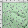 thumbnail image 2 of oneOone Cotton Poplin Fabric Dot|Floral & Stork Bird Print Fabric By The Yard 42 Inch Wide, 2 of 4