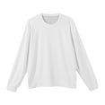 thumbnail image 5 of GrmtClth Crewneck Sweaters for Men Big and Tall Knitted Sweaters Casual Basic Comfy Soft Long Sleeve Pullover Tops White S, 5 of 6