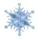 thumbnail image 2 of Copos De Nieve De Plástico Adornos navideños de plástico con forma de copo de nieve azul Rkxzt, 2 of 9