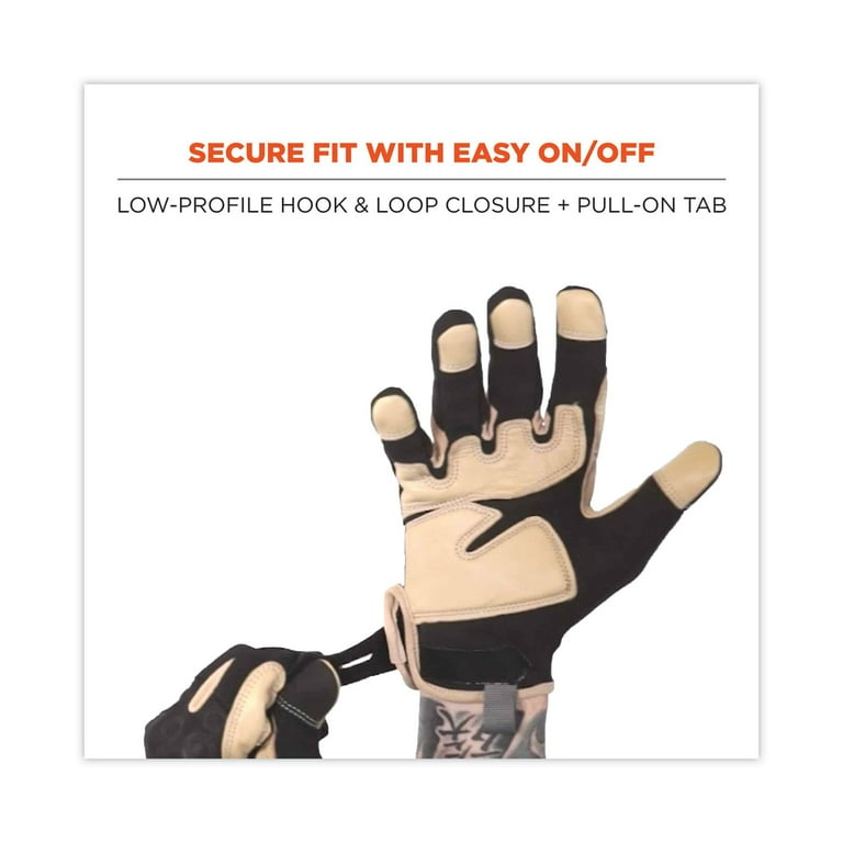 ProFlex 710LTR Heavy-Duty Leather-Reinforced Gloves, Black, Small, Pair, Ships in 1-3 Business Days ProFlex 710LTR Heavy-Duty Leather-Reinforced Gloves, Black, Small, Pair, Ships in 1-3 Business Days