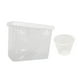 thumbnail image 2 of Contenedor de almacenamiento de arroz, organizador de cereales con taza medidora, caja para almacenar granos a prueba de polvo para el hogar, sellado claro, 2 of 9
