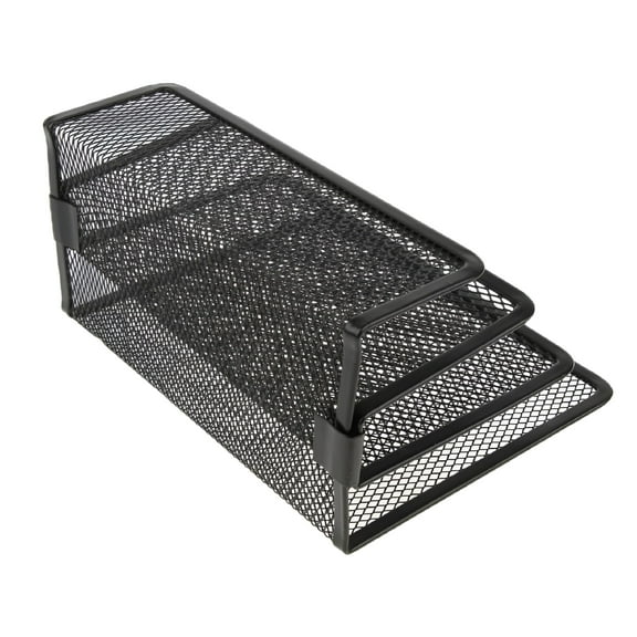 LAMIRO Metal Mail Organizer Mini Vertical Upright Letter Bill Sorter Rack,Add Elegance As Well As Function To Your Desktop