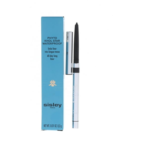 Sisley Phyto Khol Star Waterproof, No.1 Sparkling Black, 0.01 oz