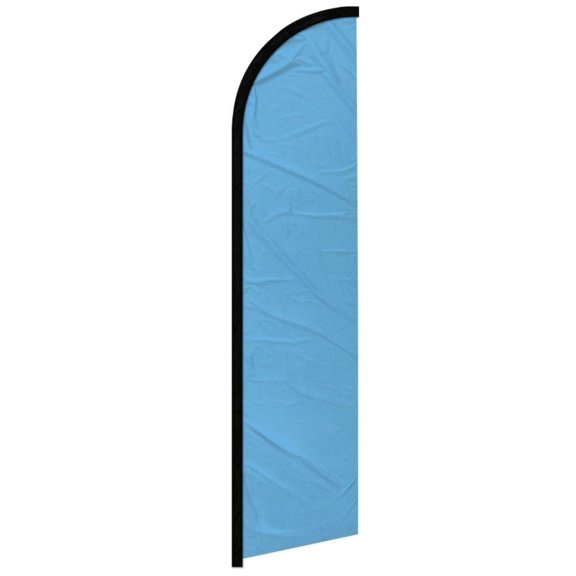 Light Blue Solid Color Windless Banner Flag