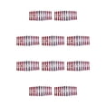 thumbnail image 2 of Soidarity 24 Uds. De uñas postizas extralargas, puntas de uñas postizas, decoración para mujeres, accesorio de manicura para mujeres y niñas, estampado rojo negro 10piezas, 2 of 6