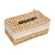 thumbnail image 2 of Cubierta de caja de pañuelos tejida a mano, soporte para servilletas faciales, decoración, dispensador de servilletas de escritorio, organizador para Beige, 2 of 9