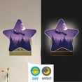 thumbnail image 4 of WOBOGO Santa Claus Flying in His Sleigh LED Star Night Light 0.2 Watt Wall Plug Dusk to Dawn Auto Switch Adjustable Brightness Soft White Light, 4 of 6