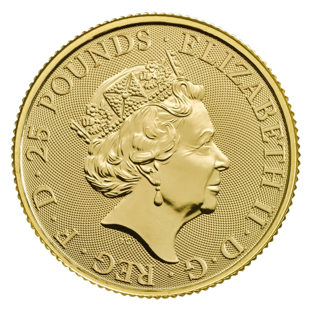 Royal Mint 2018 Queen's Beast Unicorn 1/4 Gold Coin