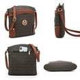 thumbnail image 5 of MKP Large Crossbody Bags for Women Monogram Triple Zip Pocket Cross Body Purses and Handbags, 5 of 8