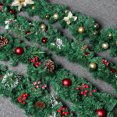 thumbnail image 4 of Guirnalda artificial de 9 pies, 270 ramas, guirnalda navideña para fiestas navideñas, adornos navideños para interiores o exteriores, 4 of 4