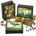 thumbnail image 5 of STP GOODS Above the City Lacquer Trinket Box 6.3x4.3" (11x16 cm) Wooden Decorative Jewelry Box Keepsake Handmade Jewelry Storage Organizer Floral Trinket Case, 5 of 6