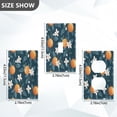 thumbnail image 7 of Yayeee Toggle Light Switch Wall Plate 1-Gang 4.5"x2.7" Home Decorative Outlet Cover, Oranges Pattern, 7 of 7