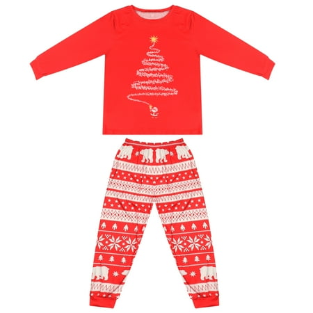 

HOMEMAXS 1 Set Christmas Parent-child Outfit Home Pajamas Household Clothes for Family