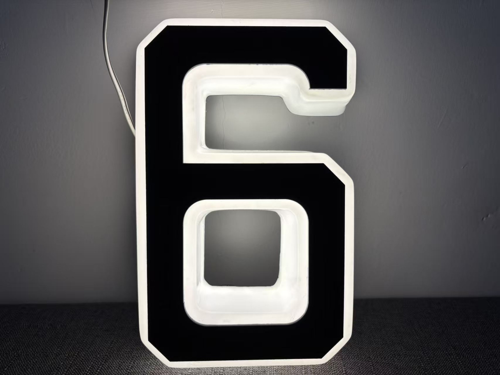 Light Up Waterproof LED Address Numbers Signs for Houses Large Personalized Illuminated Exterior Modern House Numbers Light