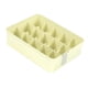 thumbnail image 1 of Caja de almacenamiento de calcetines y ropa interior, organizador de cajones con divisores que ahorran espacio. 15 Rejillas amarillas, 1 of 9