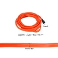 thumbnail image 4 of 3 Meter/10ft Interior USB Neon EL Wire String Strip Orange Cold Light Glow String Strip Set for Car, 4 of 7