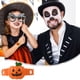 thumbnail image 1 of Pulsera luminosa de Halloween con accesorios, pulsera luminosa con cabeza de fantasma de calabaza., 1 of 6